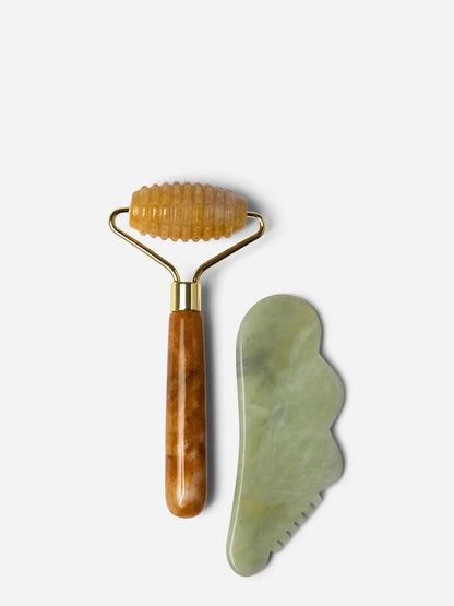 Gua Sha + Ridged Roller