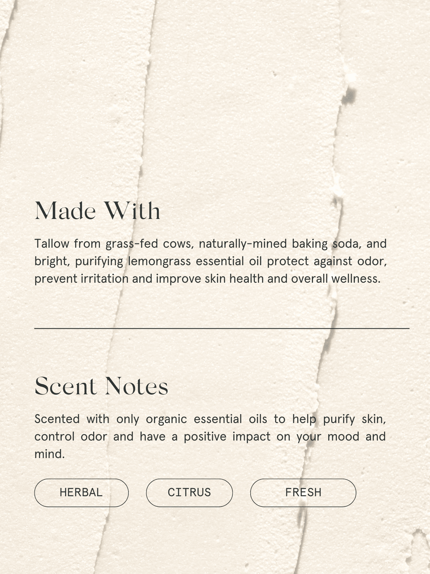 Lemongrass Deodorant