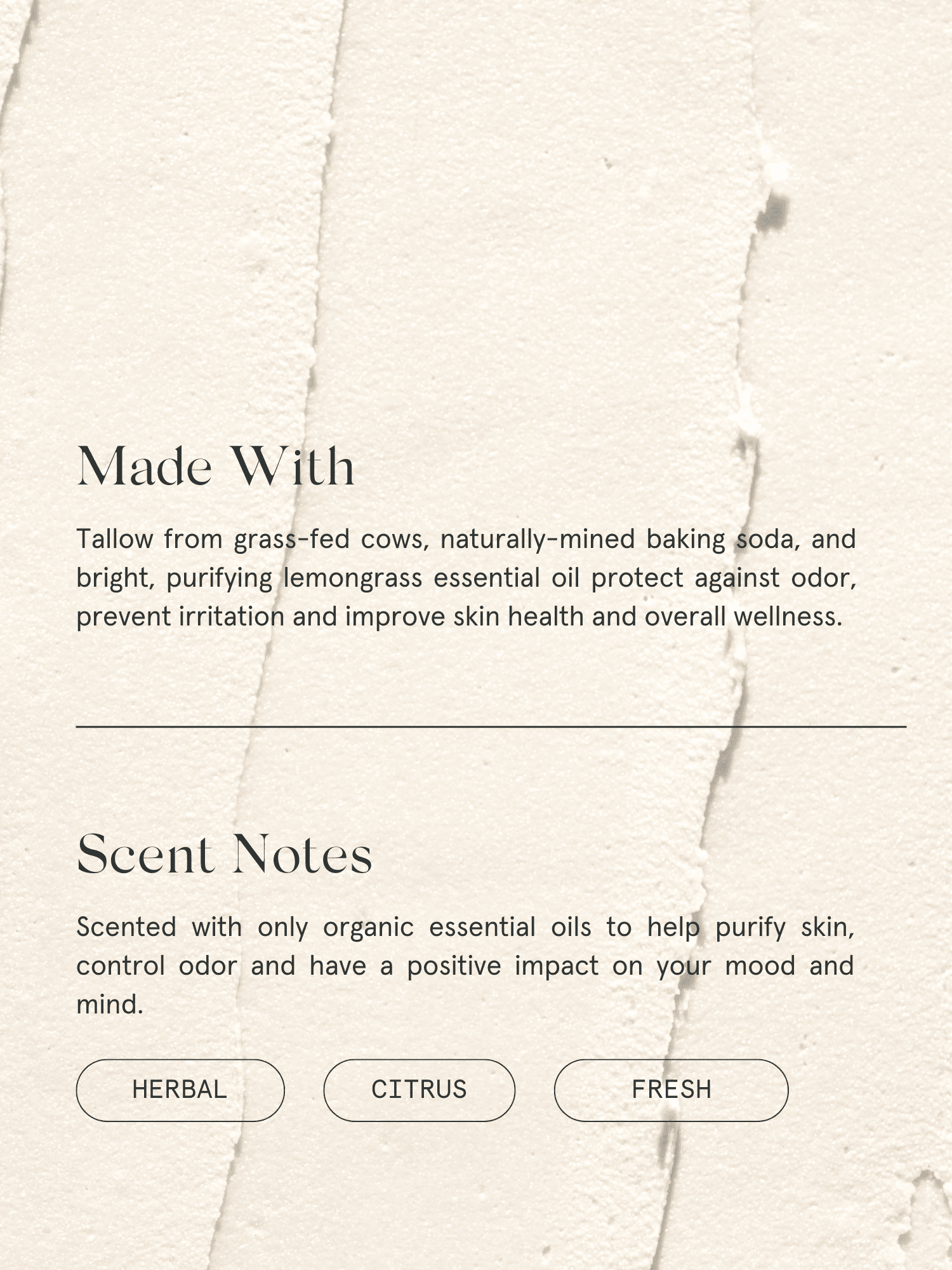 Lemongrass Deodorant